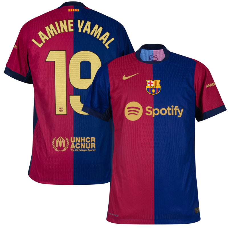 Camiseta Lamine Yamal - Barcelona 24/25 I de Local - Versión Aficionado