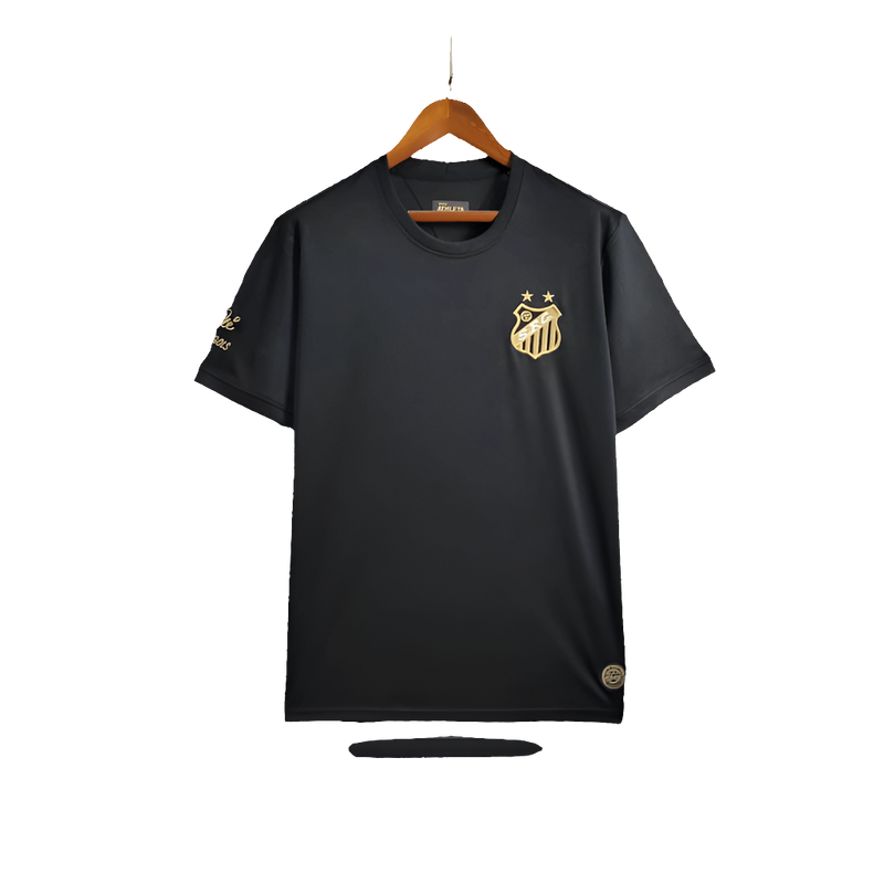 Camiseta Santos 25/26 Edición Conmemorativa - Negro - Versión Aficionado