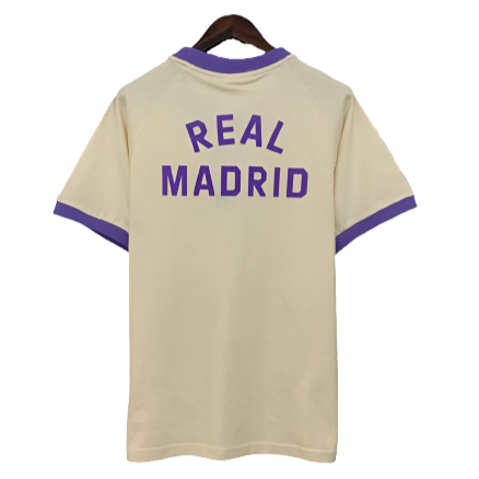 Camiseta Real Madrid 25/26 Edición Casual - Beige - Versión Aficionado